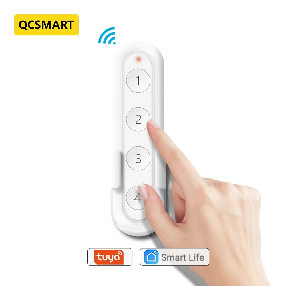 Tuya ZigBee 3.0 Wireless 4-Button Remote Control Switch works with Conbee 2 stick iobroker Jeedom Smart Life