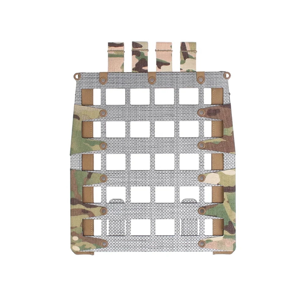 Tactical Molle Zipper Back Panel Board for FCPC V5 Vest 8-layer T-board BP11