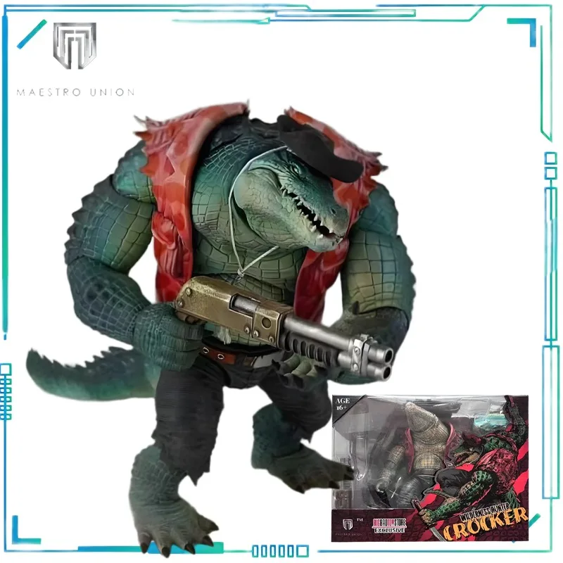 Maestro Union Genuine Fury Planet Series Wilderness Hunter Crock Crocodile Different Colored Version Movable Model Collectibles