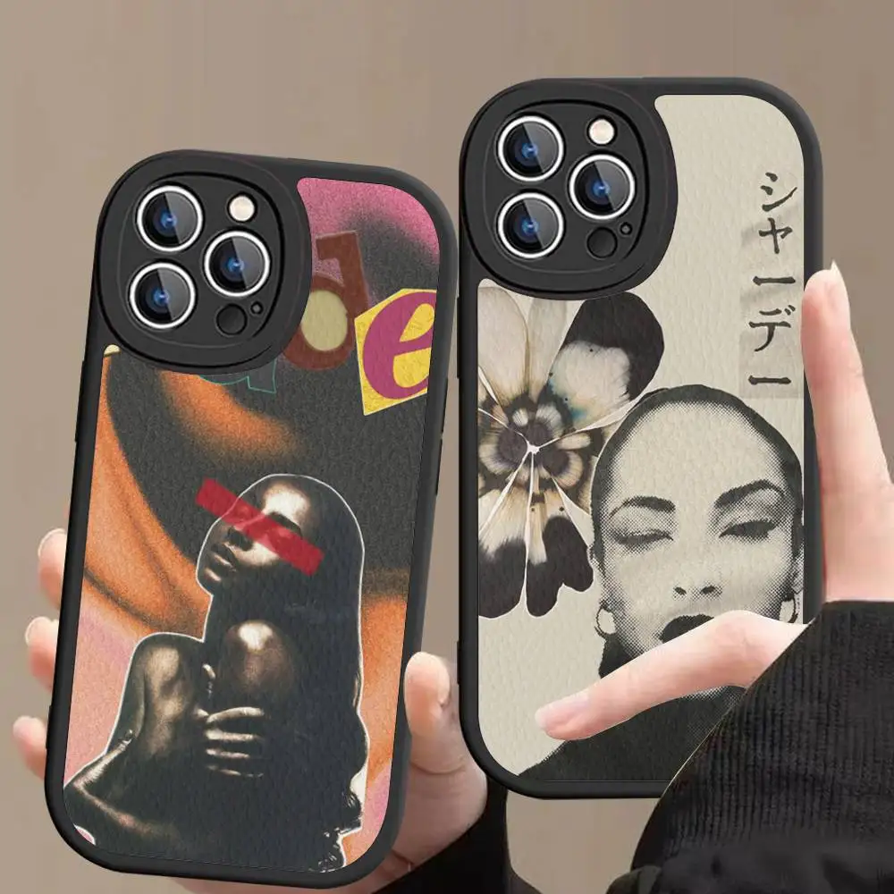 

Singer S-Sade Musician Phone Case For IPhone 15 14 13 12 11 16 Pro Max Plus Leather Soft Cover