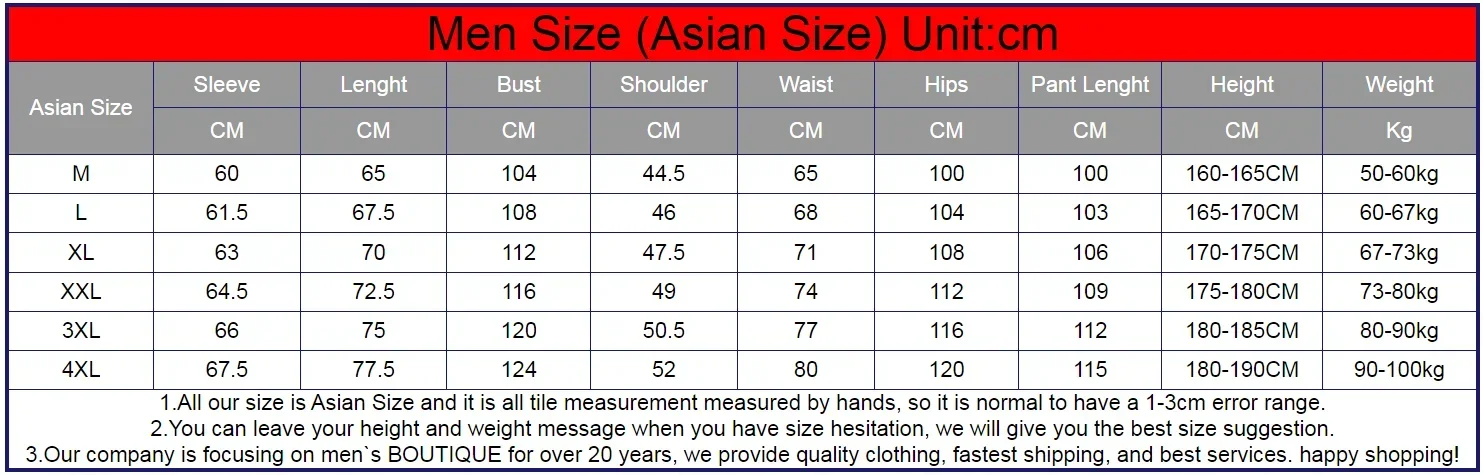 Men's Casual Tracksuits Long Sleeve Gym Jogging Running Suits Sweatsuit Sets Track Jackets + Pants 2 Piece Basketball Sportsuits