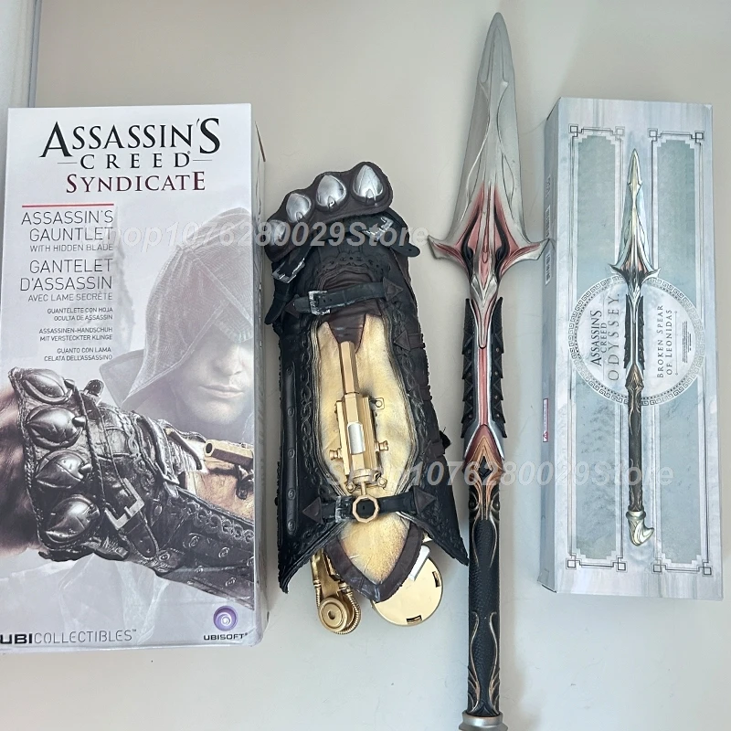 1:1 Sleeve Arrow Sleeve Blade Prop Can be Ejected Assassin Creed Black Flag Edward Prop Weapon Action Figure Toys Birthday Gifts