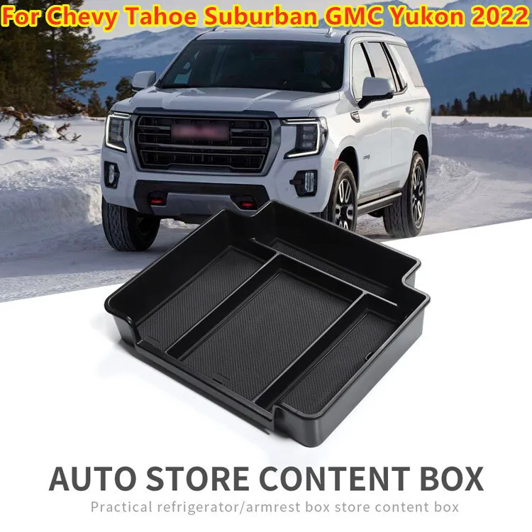 

Armrest Center Console Storage Box For Chevy Tahoe Suburban GMC Yukon 2022