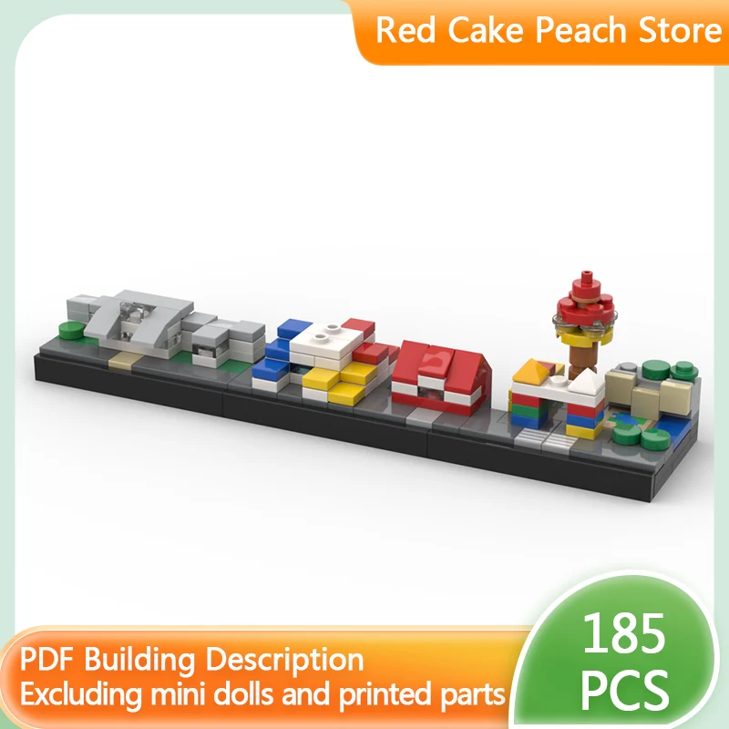 

Конструктор City Street View MOC: Модульный набор «Городской пейзаж» (Биллунд), развивающая игрушка для детей, подарок на праздник