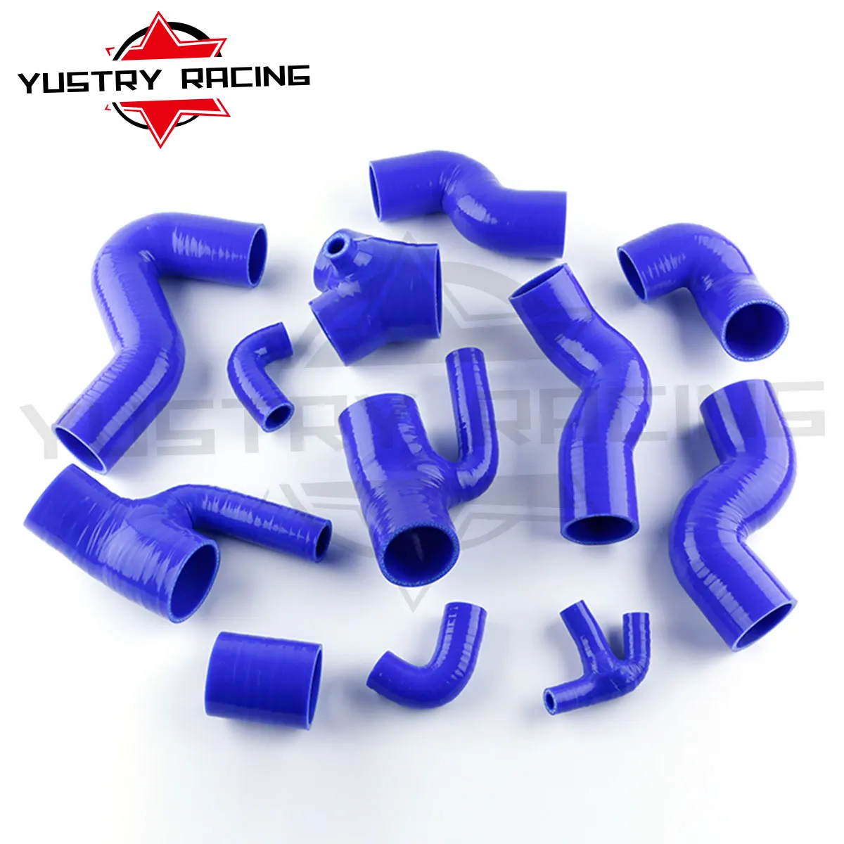 12pcs For Audi A6 S4 B5 Allroad 2.7T Biturbo Silicone Intercooler Boost Hose Kit