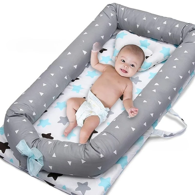 

Portable Foldable Washable Baby Bed Infant Crib Newborn Bionic Bed