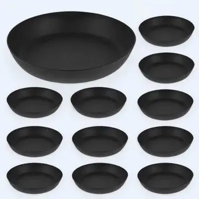 20 قطعة أصيص زهور بلاستيكي للنباتات صينية تصريف النباتات للنباتات الداخلية والخارجية صينية تصريف المياه شكل دائري #6