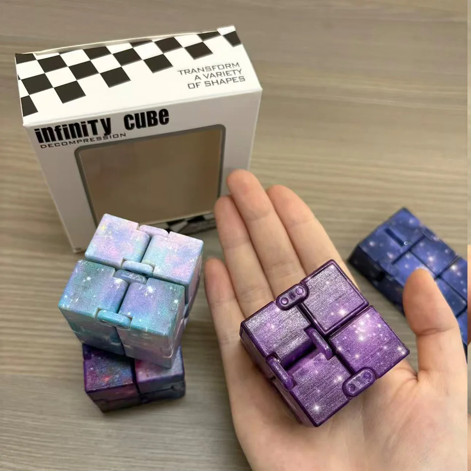 infinity-magic-cube-starry-sky-square-puzzle-toys-four-corner-maze-toys-children-adult-decompression-relaxing-hand-held-for-add