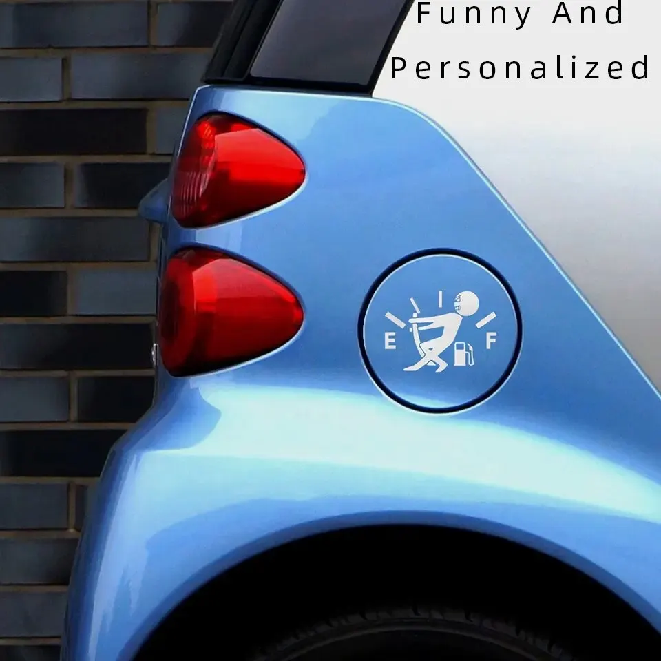 Fuel Tank Cap Sticker Tearable Waterproof Funny Sticker Personalized Reflective Car Sticker 1 PC