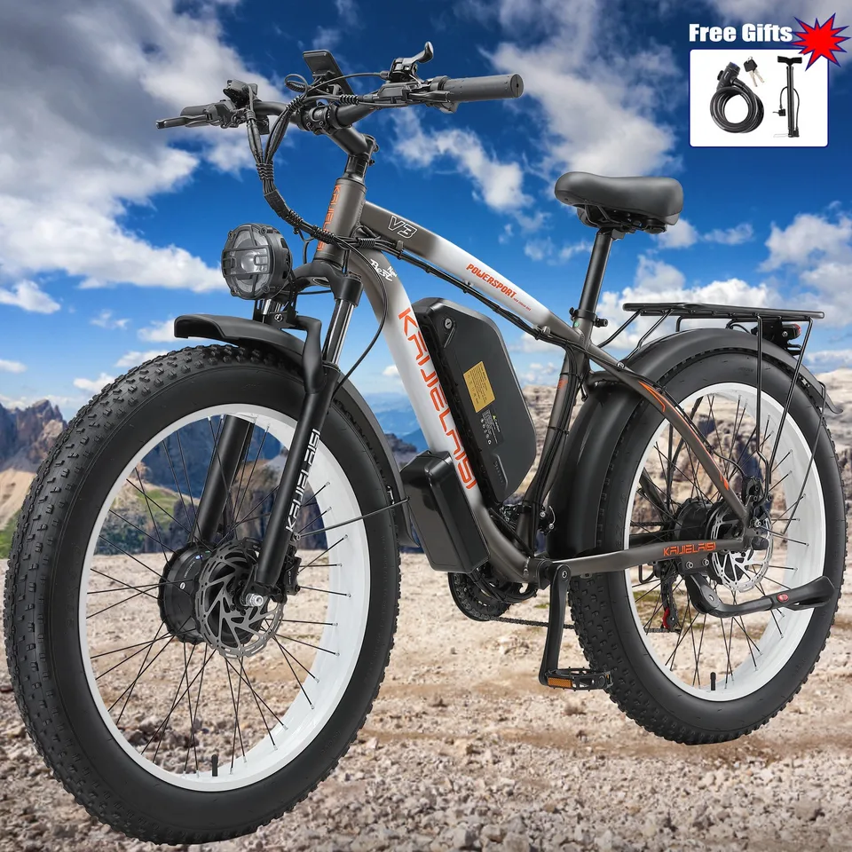 2000W E-Bike 26"  V3 Dual Motor 35MPH 48V/23Ah Electric Bike for adults image 1