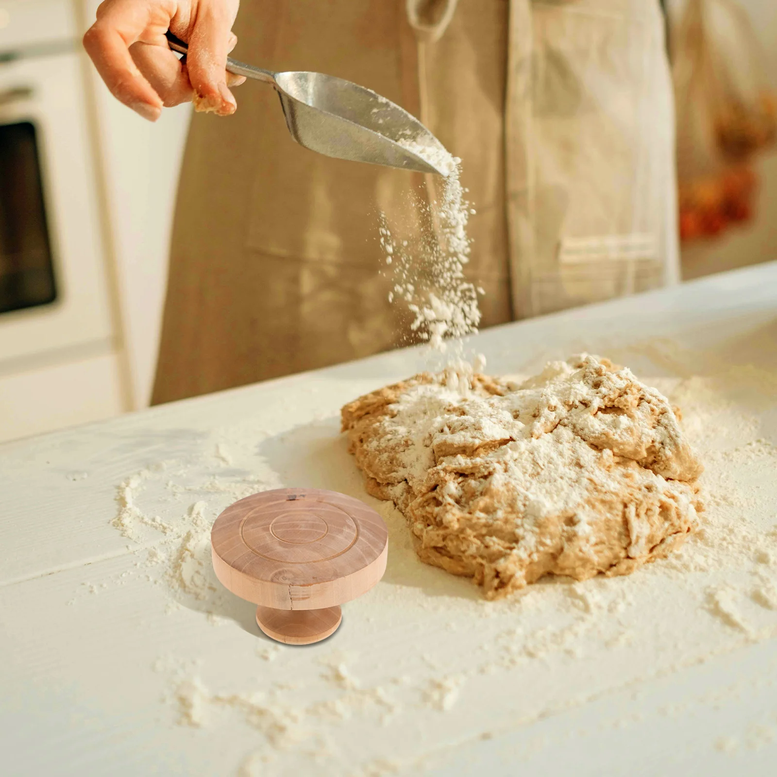 

Wooden Tortilla Press Multi Functional Dough Press for Home Kitchen Restaurant Flatbreads Meat Pies Pancakes Taco Maker