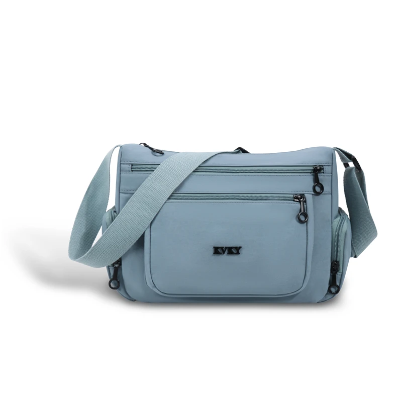 

Сумки-мессенджеры с несколькими карманами, женская легкая сумка через плечо для женщин, Bolsa Feminina, однотонная дорожная сумка на плечо, кошельки на молнии