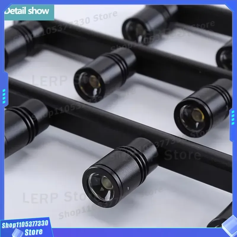2W 3W 5W LED Spotlight for Jewelry Display Cabinet Rotary Museum Exhibition Vertical Light Emitting Diode Showcase Lighting
