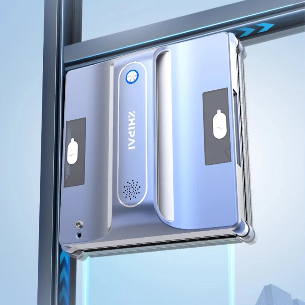 2024 ZHITAE Electric Window Vacuum Cleaner Robot Z7S PRO 6000PA for home Auto Window Cleaning Washer Fast Safe Smart Planned