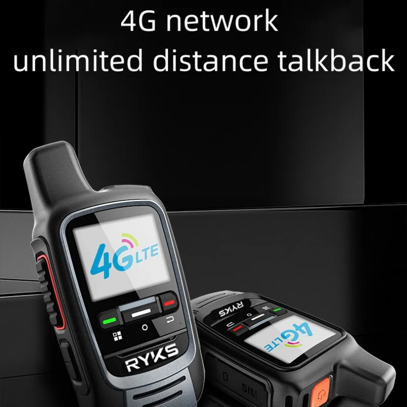 Imagem -03 - Rádio Bidirecional de Intercomunicação Global Walkie Talkie Mini Cartão Sim Internet 4g Poc Longo Alcance 5000km Par sem Fefefee