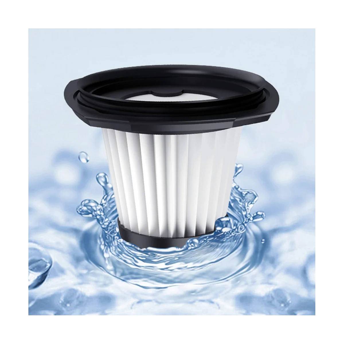 6000PA 자동차 진공 청소기, 강력한 흡입 휴대용 진공 청소기, 이중 사용, 데스크탑 사무실용 핸드 헬드 청소, 흰색