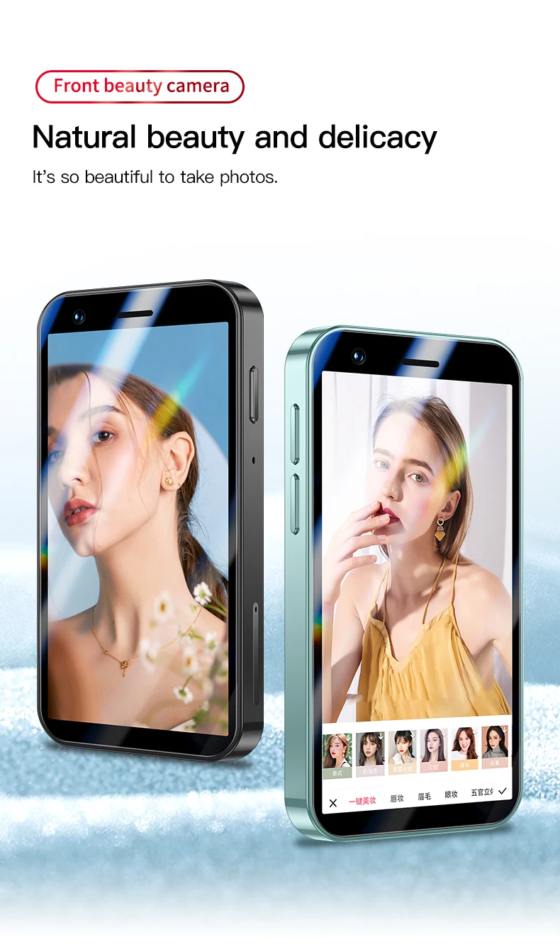 F8 Pro Max SOYES 3G Mini Smartphone 3.0inch IPS MTK 1GB RAM 16GB ROM Dual SIM Bluetooth WIFI Type-C WCDMA Android Mobile Phone
