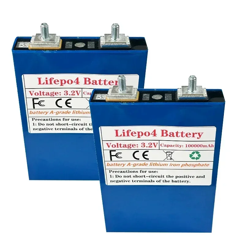 Lifepo4 3.2V 100AH Lithium Iron Phosphate BatteryPack DIY 12V 24V 36V 48V Electric Vehicle Solar Storage System Battery