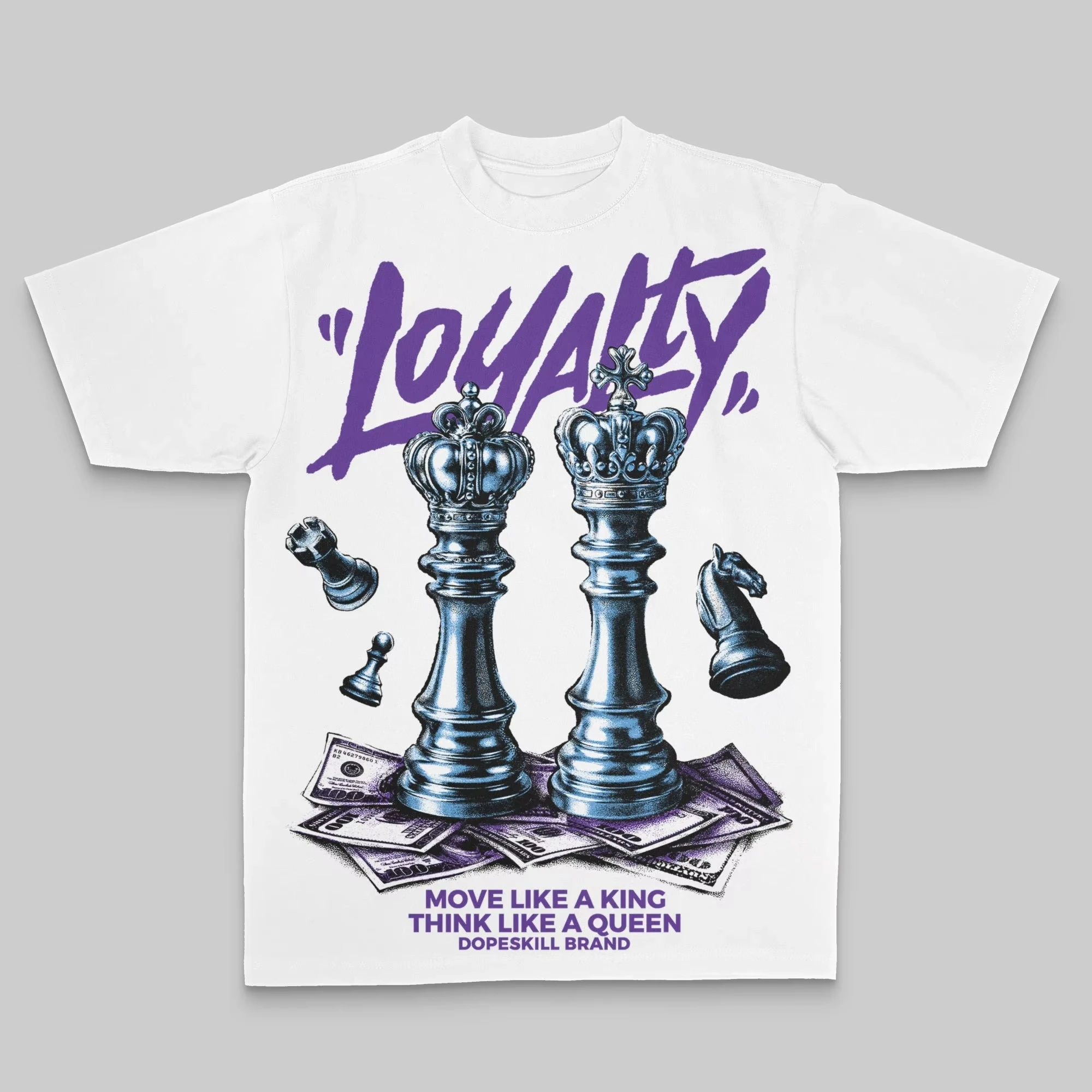 2026 new Real Ones Choose Loyalty T-Shirt Cotton Graphic Tee Men Women Summer Streetwear