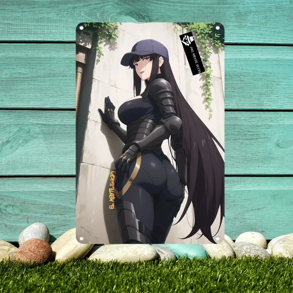 

Anime Metal Tin Sign 8x12 Inch, Vintage Wall Art Decor for Room Home Bar Cafe, Halloween Christmas Gift