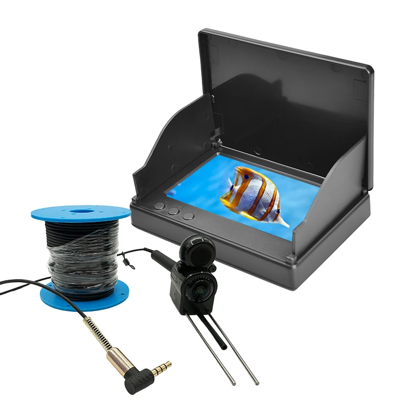 

Портативная подводная камера для рыбалки, хит продаж, глубина обнаружения рыбы до 20 метров, подходит для лодок