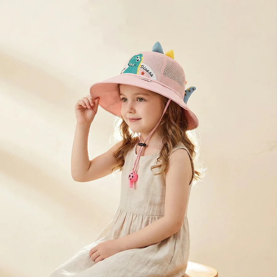 

Детская солнцезащитная шляпа - Летняя шляпа-козырек для малышей - Шляпа с изображением динозавра - Крутая шляпа для девочек - Солнцезащитная шляпа для мальчиков - Fisher