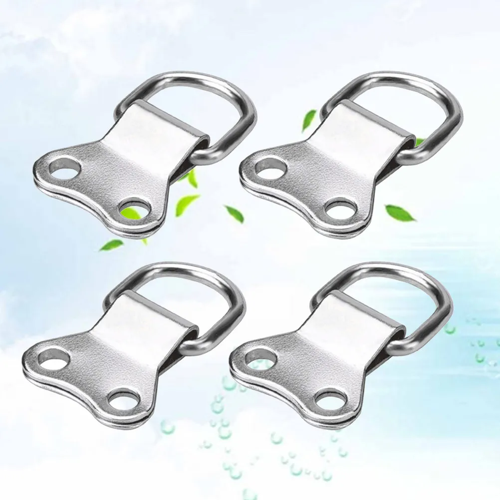 25Pcs Professional Double Hole D-Ring Picture Frame Hooks Heavy Duty Metal Hangers for Photos Artwork Mirrors Cross Stitch