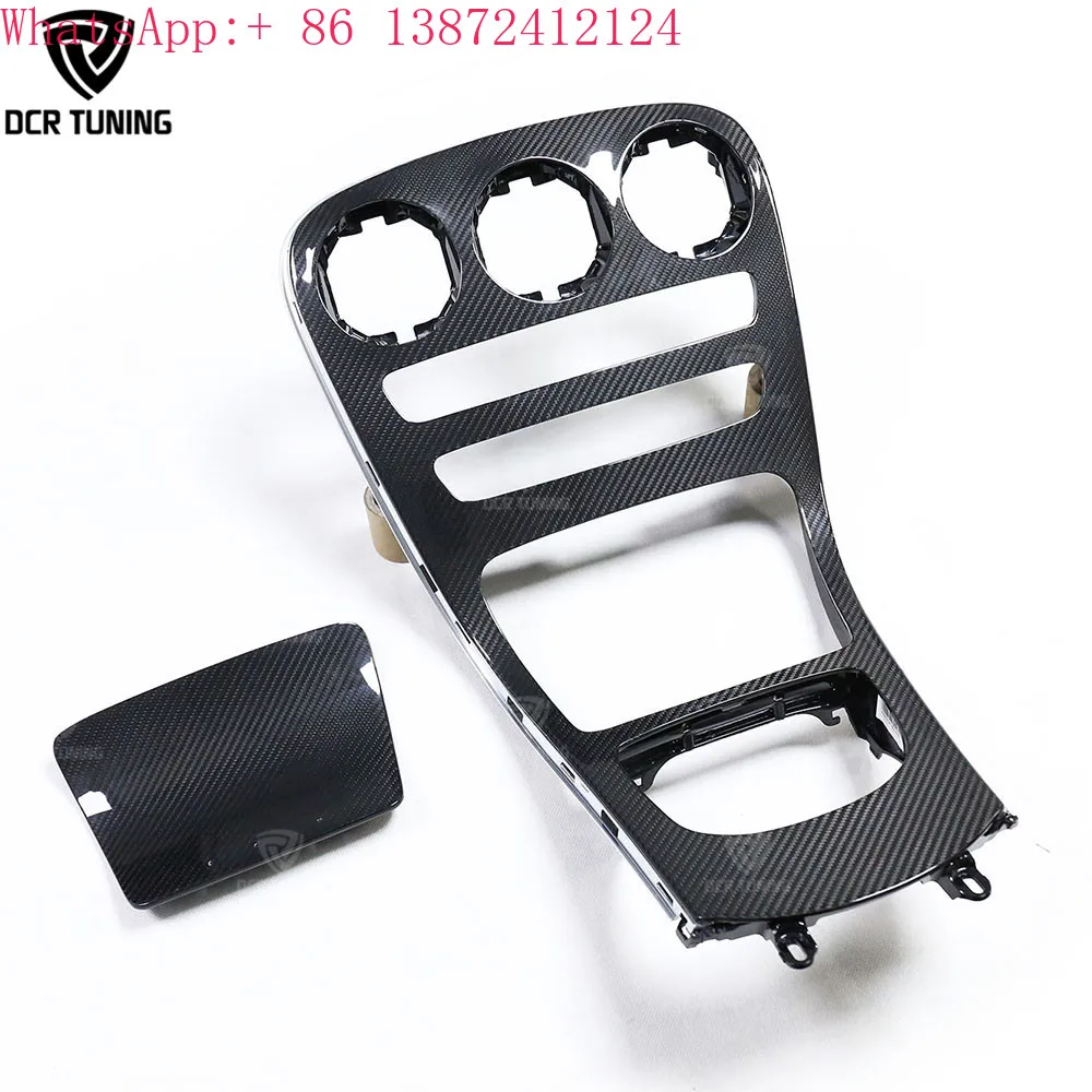 

Carbon Fiber Interior Console Trim for C Class W205 & AMG C63 C43 LCI 2019-2021 With/NO Clock Version