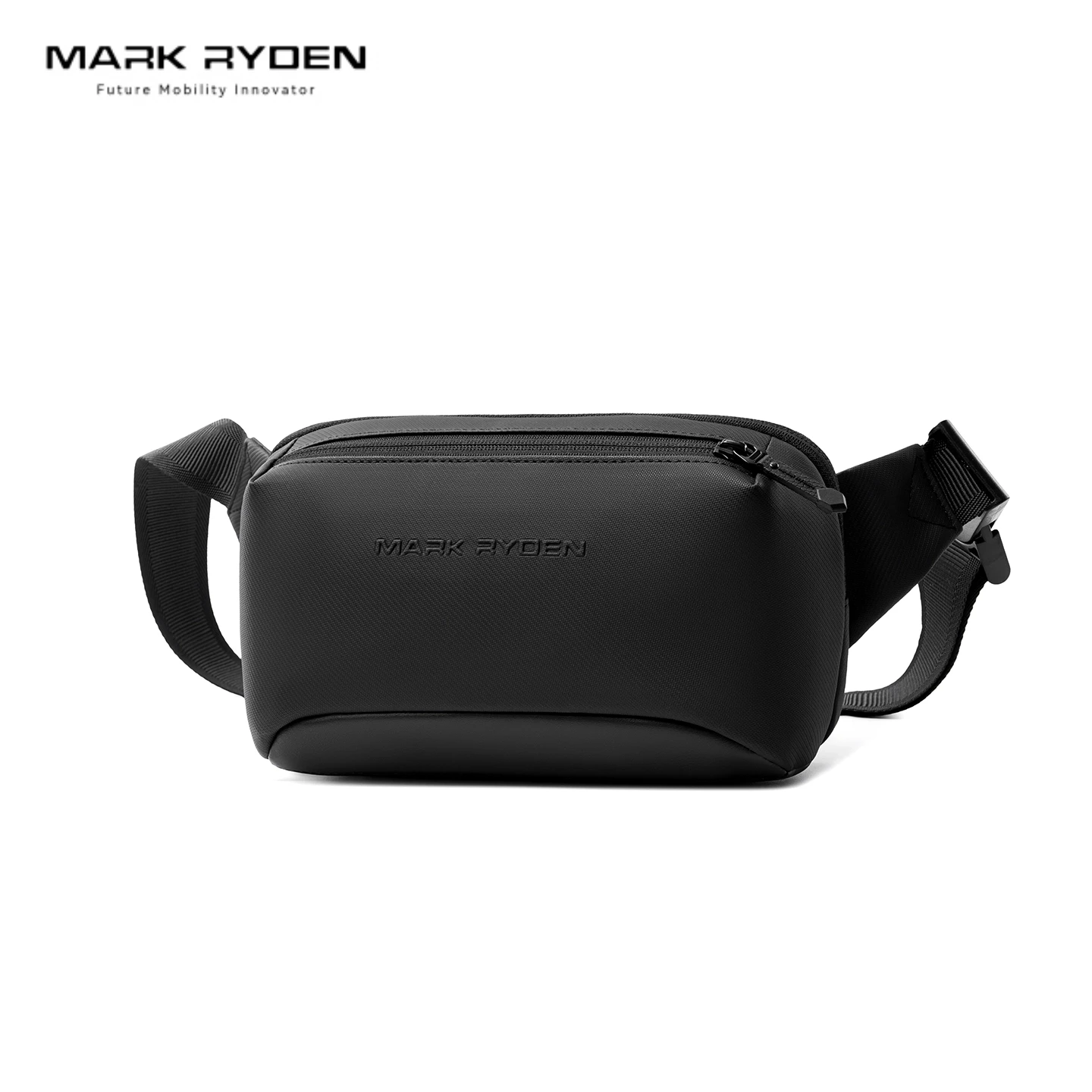 Mark Ryden Men Sling Crossbody Bag, 2.4L Multi-pocket Chest Bag, Water Repellent Fabric Urban Daily Commuter Fanny Pack