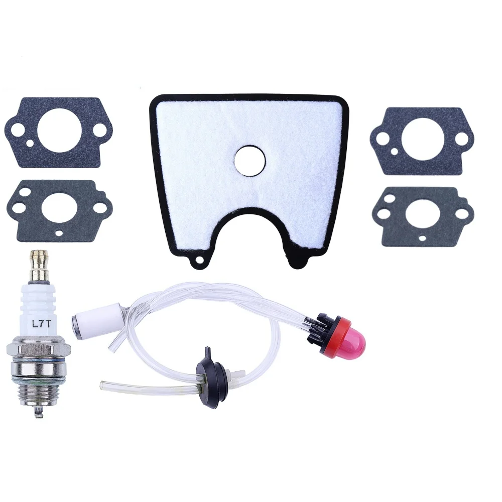 581798001 125B Fuel Line 545112101 Air Filter kit for Husqvarna 125B 125BVX 125BX 28CC blower Jonsered B2126 BV2126