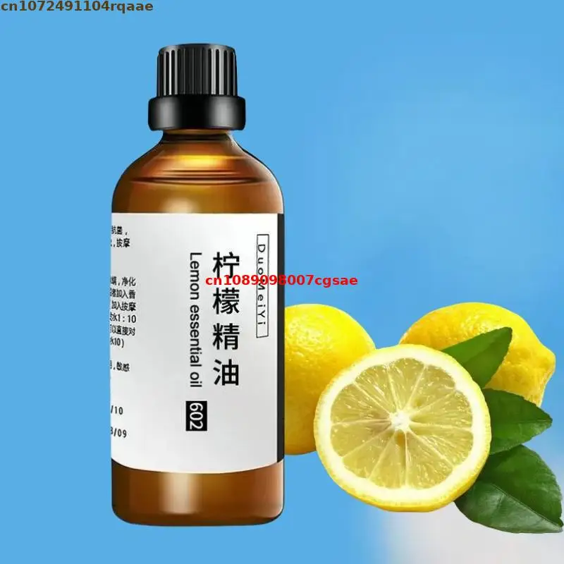 100ml/bottle High Quality Natural Lemon Essential Oil Incense For Beauty Skin Care Material Homemade Perfume Candle Soap Making