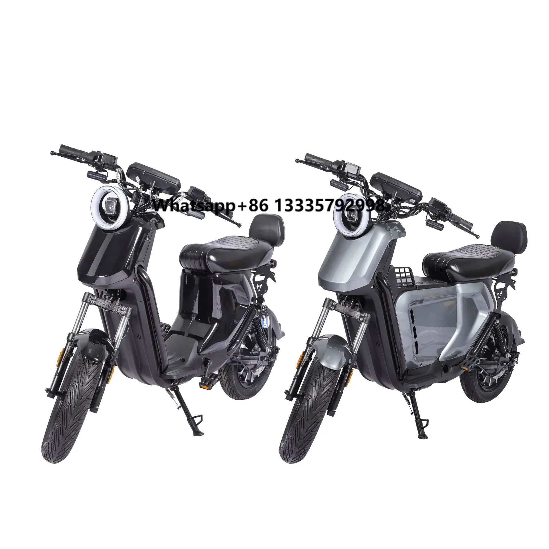 

400W High Power Electric Racing Motorcycles Long Range City Bike Electric Motor 80km/h Max Speed for Food Delivery Scooter Truck