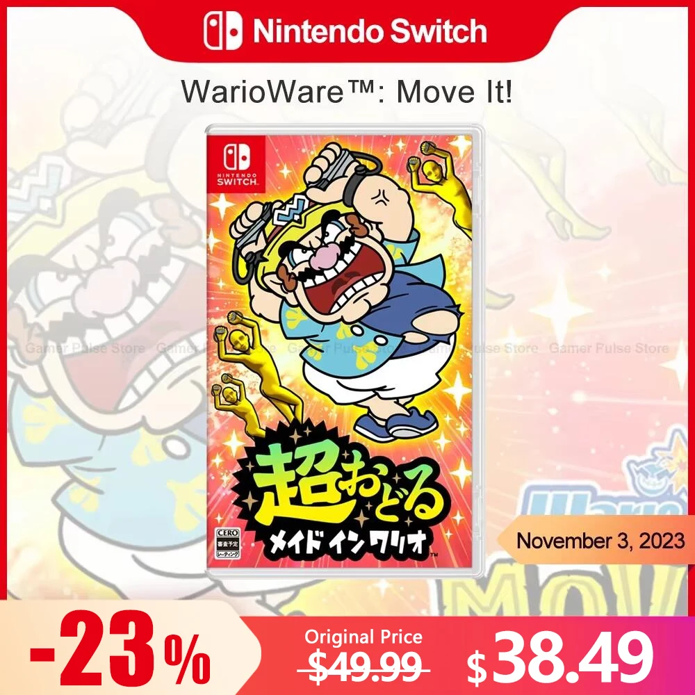 WarioWare Move It Nintendo Switch Game Deals 100% Original Physical Game Card Party Genre Switch Games for Switch Game Console