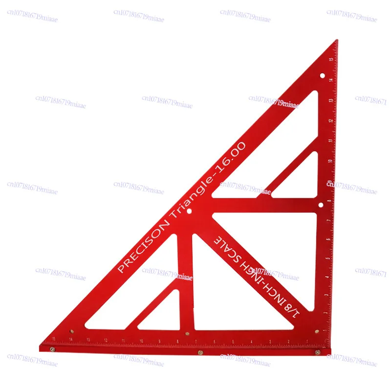 Multi-functional Aluminum Alloy Large Woodworking Triangular Ruler High Precision Angle Ruler 90/45 Degree Measurement By Ruler