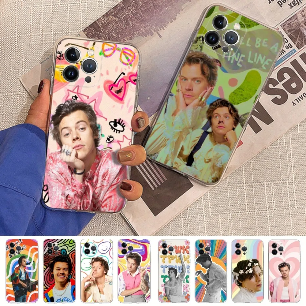 H-Harrys-Styles Phone Case For iPhone 16 15 14 11 12 13 Mini Pro XS Max Cover 6 7 8 Plus X Funda Shell H-Harrys-Styles Phone Case For iPhone 16 15 14 11 12 13 Mini Pro XS Max Cover 6 7 8 Plus X Funda Shell