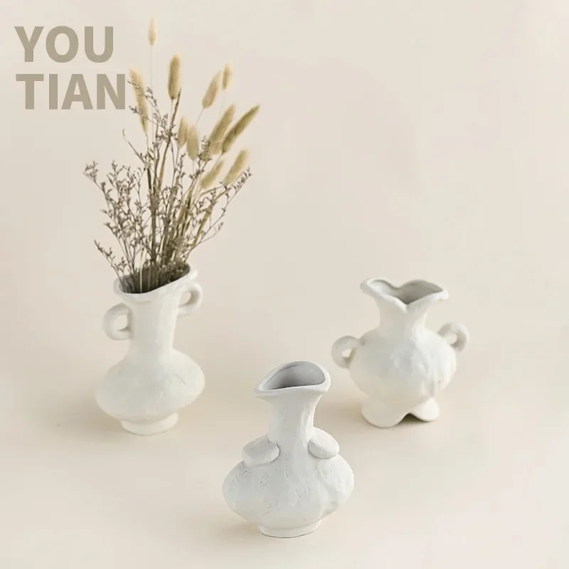 

Nordic Embryo Art Ceramic Vase Hot Pick Home Decoration Decorative Flower Device Special Creative Flower Arrangement Unique