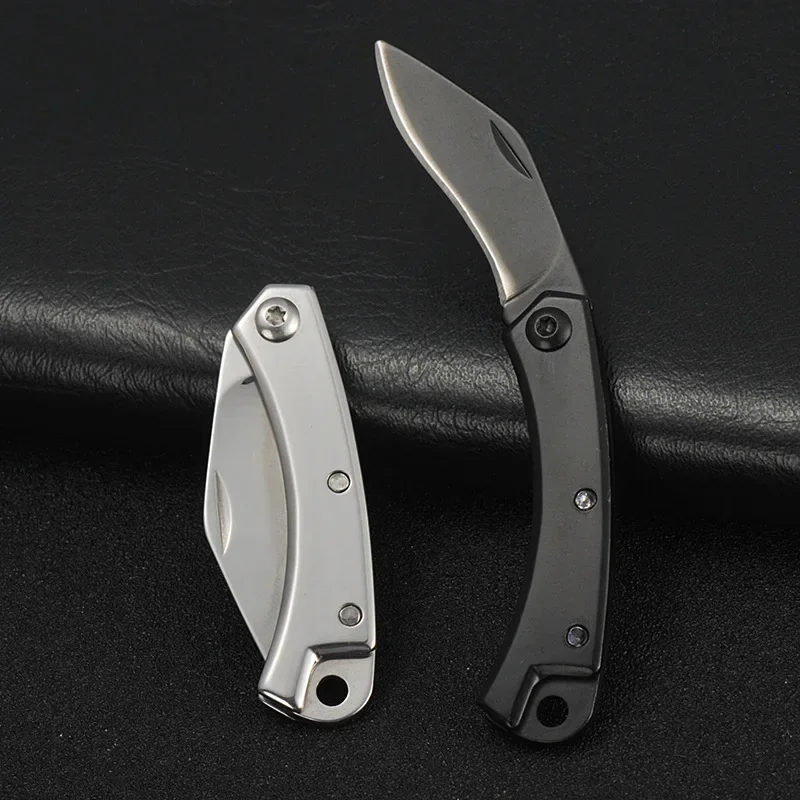 กระเป๋ากลางแจ้ง EDC Multi-Function ตัดเครื่องมือ MINI SHARP แบบพกพารื้อถอน Express ผลไม้มีด E Self-Defense Key CHAIN เครื่องมือ