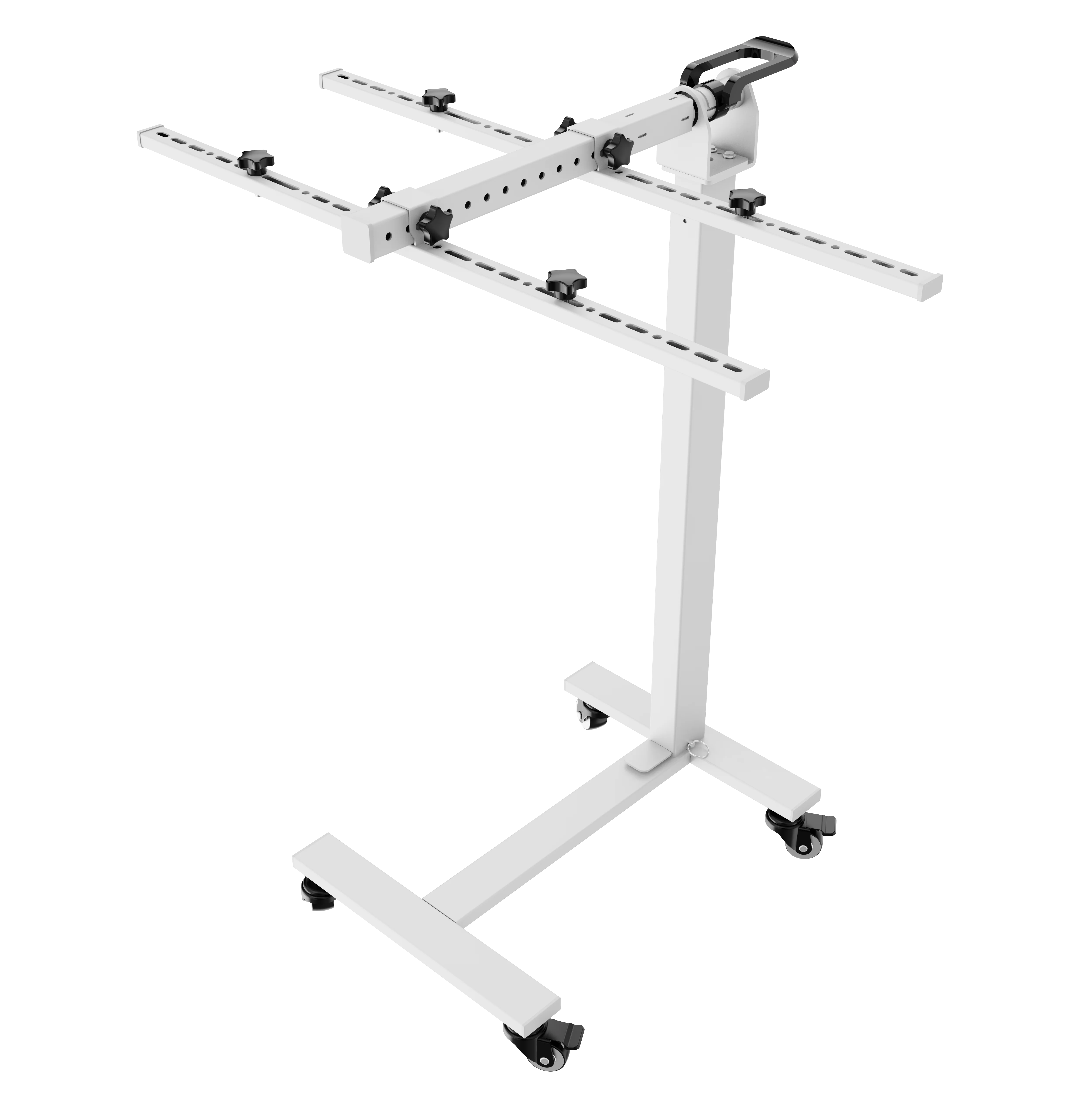 

Adjustable Pneumatic Standing Desk Mechanism Lift Stand Metal Frame for Red Light Therapy Panel Mobile Base Body Adjustable