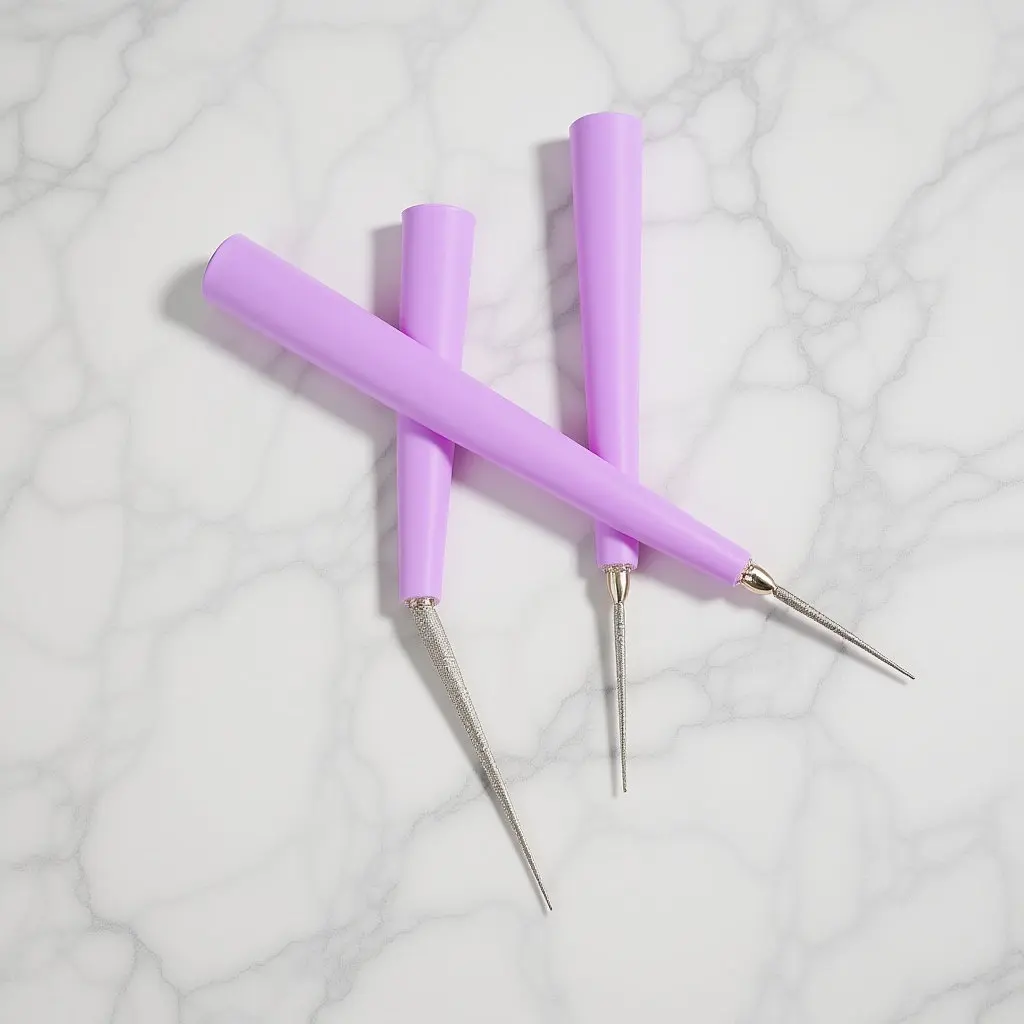 2Pcs Professional Craft Beads Hole Puncher Pearl Bead Reamer Set Anti-Skid Handle Jewelry Making Drill Tool DIY Supplies