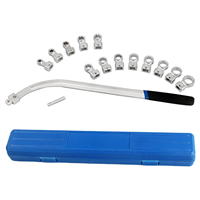 Belt Remove and Install Adjust Tightener Wrench tools with E10/12/14/16/18 Drive Adapters for Engine Belt Adjustment