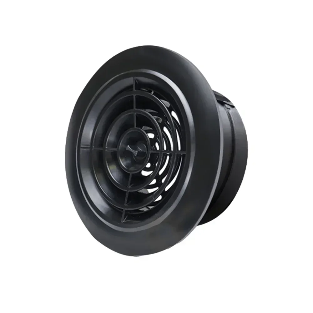 

Round Vent Grill Attractive Design Black Removable Panels 1 X 100mm 125mm 75-125MM 75mm ABS Material Offices Rooms