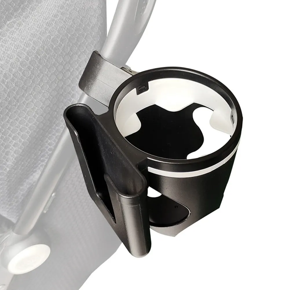 

Sturdy ABS Stroller Cup Holder for Baby Stroller Boat Bike Truck Large Opening Beverage Rack with Phone Holder Multi Functional
