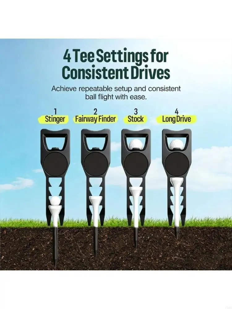 ferramenta-divot-golfe-aco-inoxidavel-7-1-acessorio-reparo-verde-ferramenta-curso-solido-preto-para-pratica