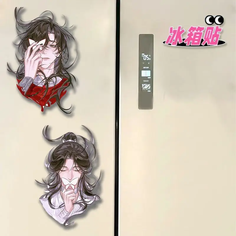 

tian guan ci fu Cute magnetic fridge magnet peripheral acrylic high appearance level home diy decoration