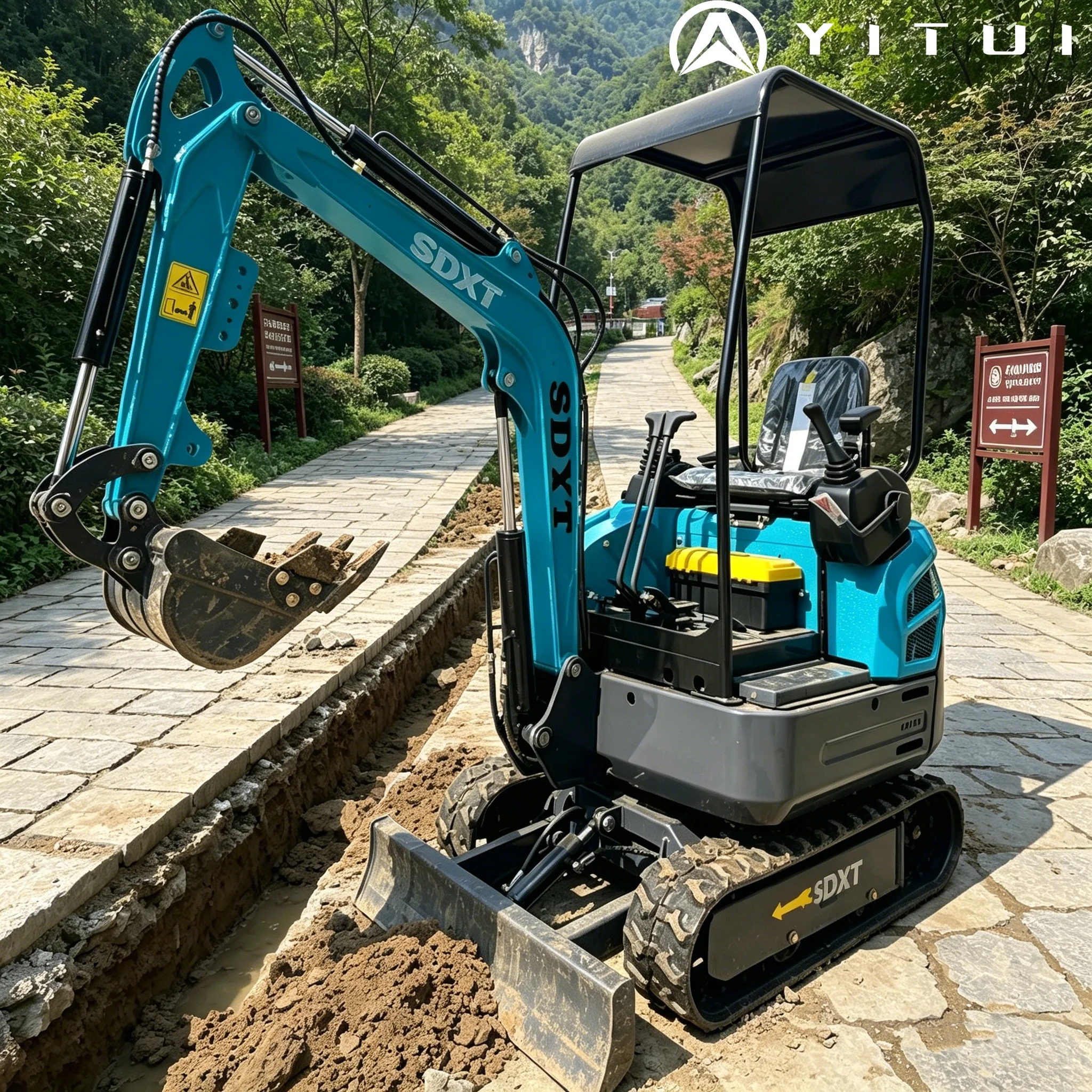 

Customized 2.0T Mini Excavator Kubota Engine Euro 5 Multifunctional Small Excavator Long Service Life User-Friendly Operation
