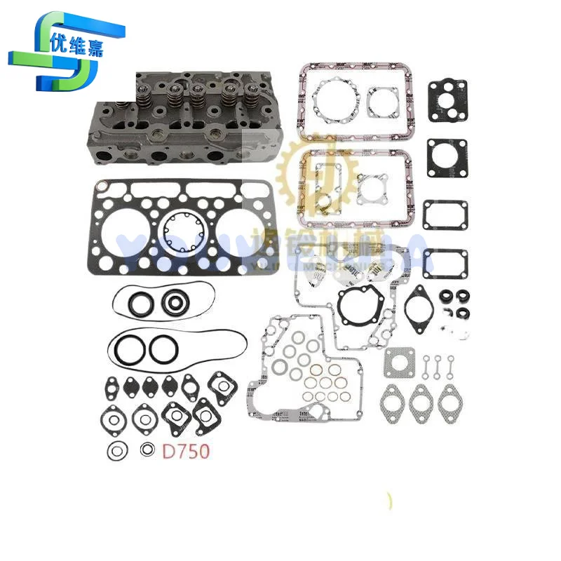 Kubota Z482 D1703 D1503 V1702 D1402 engine cylinder head piston connecting rod cylinder sleeve