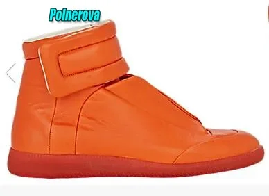 Polnerova High Top Sneakers Genuine Leather Brown 44 3