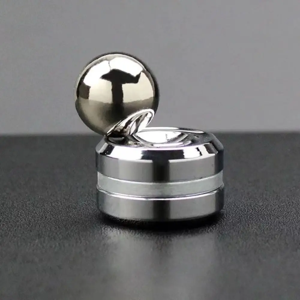 Juguetes giratorios de Metal, juego de rompecabezas magnético, giroscopio giratorio, yema del dedo, interesante Spinner Orbital portátil