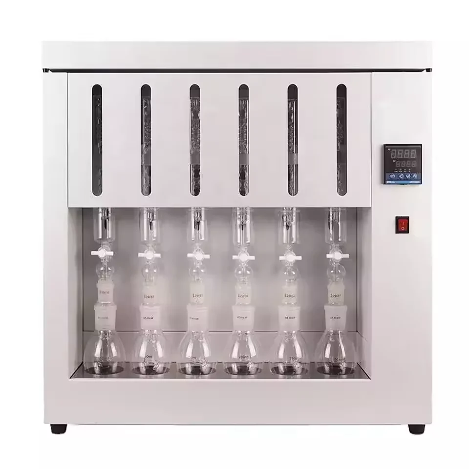 Factory direct commercial Glass Soxhlet Extractor with Coil Condenser Industrial Soxhlet Extractor for lab