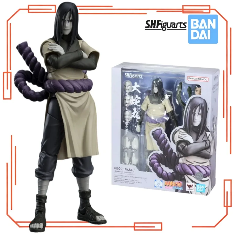 Bandai S.H.Figuarts Naruto One Who Seeks Eternity and Truth Orochimaru Anime Action Figure Model Toy  Collectible Display Gift